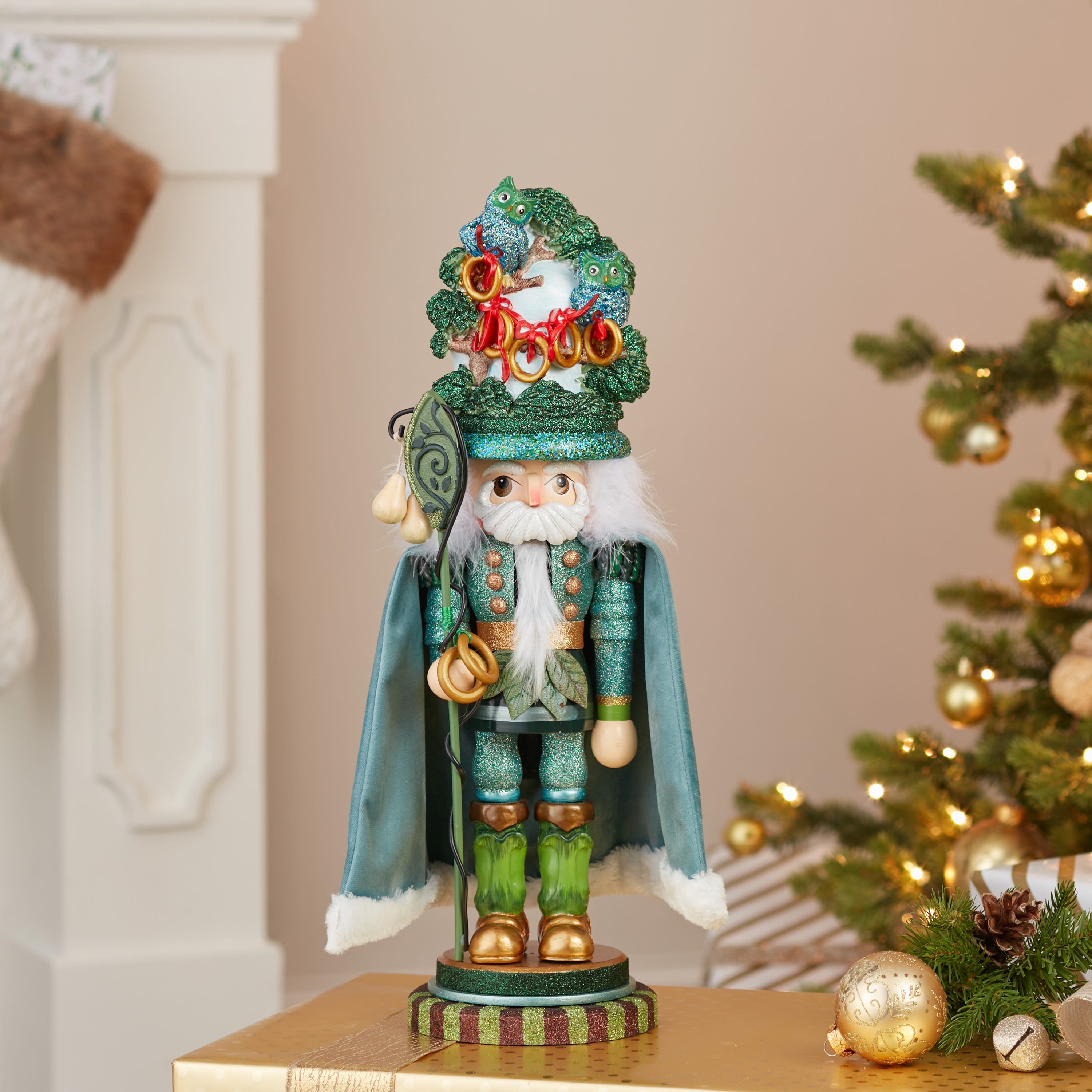 Kurt Adler 17.5-Inch Hollywood Five Golden Rings Nutcracker